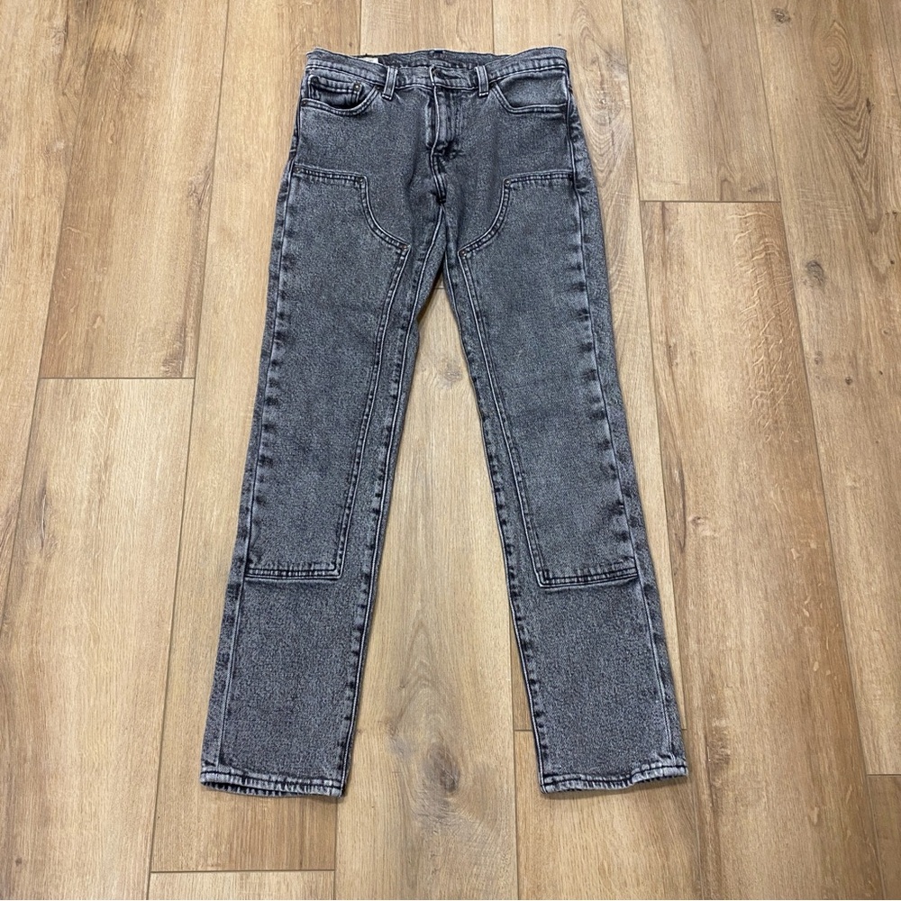 🌟LEVIS PREMIUM🌟 MENS UTILITY STRAIGHT LEG JEANS GRAY WASH SZ 29